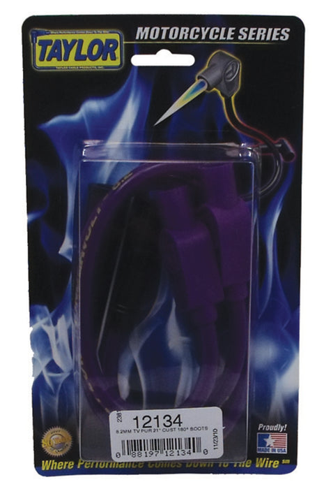 Taylor Cable 12134 TV 8.2 purple 21in custom MC 180 - Truck Part Superstore