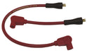 Taylor Cable 12230 ThunderVolt 8.2mm Motorcycle Ignition Wire Set; Custom Fit; Red; 90 deg. Boots; - Truck Part Superstore