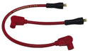 Taylor Cable 12230 ThunderVolt 8.2mm Motorcycle Ignition Wire Set; Custom Fit; Red; 90 deg. Boots; - Truck Part Superstore
