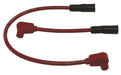 Taylor Cable 12231 ThunderVolt 8.2mm Motorcycle Ignition Wire Set; Custom Fit; Red; 90 deg. Boots; - Truck Part Superstore
