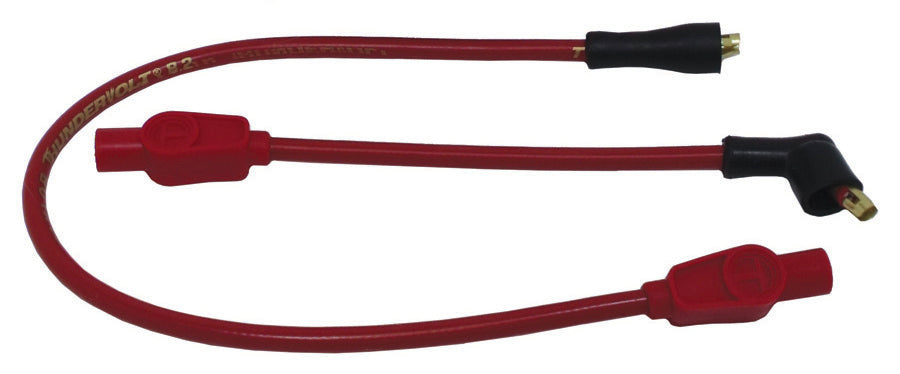 Taylor Cable 12232 ThunderVolt 8.2mm Motorcycle Ignition Wire Set; Custom Fit; Red; 180 deg. Boots; - Truck Part Superstore