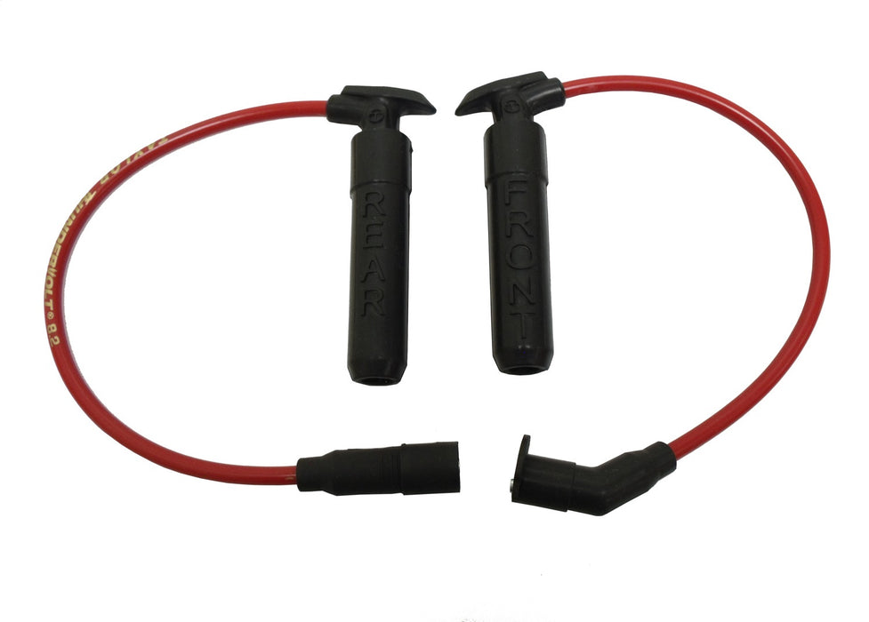 Taylor Cable 12269 ThunderVolt 8.2mm Motorcycle Ignition Wire Set; Red; Indian; R02; - Truck Part Superstore