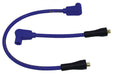 Taylor Cable 12630 ThunderVolt 8.2mm Motorcycle Ignition Wire Set; Custom Fit; Blue; 90 deg. Boots; - Truck Part Superstore