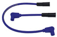 Taylor Cable 12631 ThunderVolt 8.2mm Motorcycle Ignition Wire Set; Custom Fit; Blue; 90 deg. Boots; - Truck Part Superstore