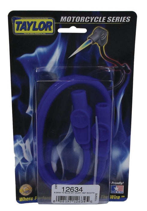 Taylor Cable 12634 ThunderVolt 8.2mm Motorcycle Ignition Wire Set - Truck Part Superstore