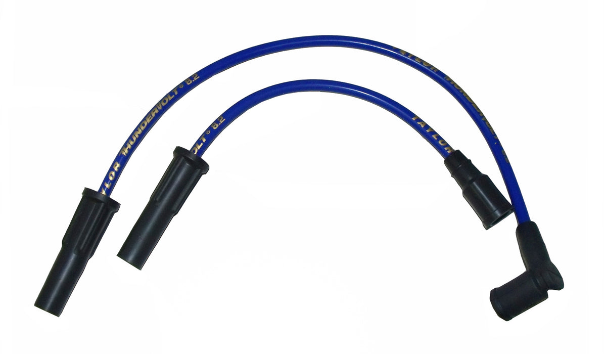 Taylor Cable 12663 ThunderVolt 8.2mm Motorcycle Ignition Wire Set; Blue; - Truck Part Superstore