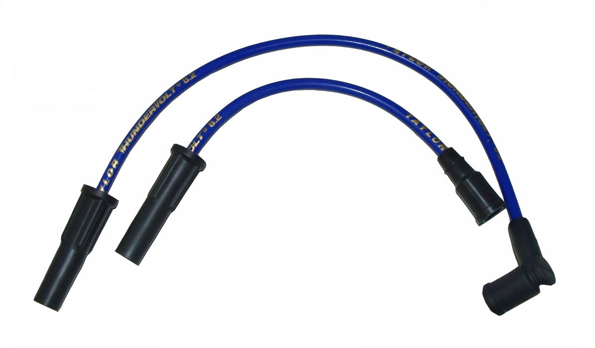 Taylor Cable 12663 ThunderVolt 8.2mm Motorcycle Ignition Wire Set; Blue; - Truck Part Superstore