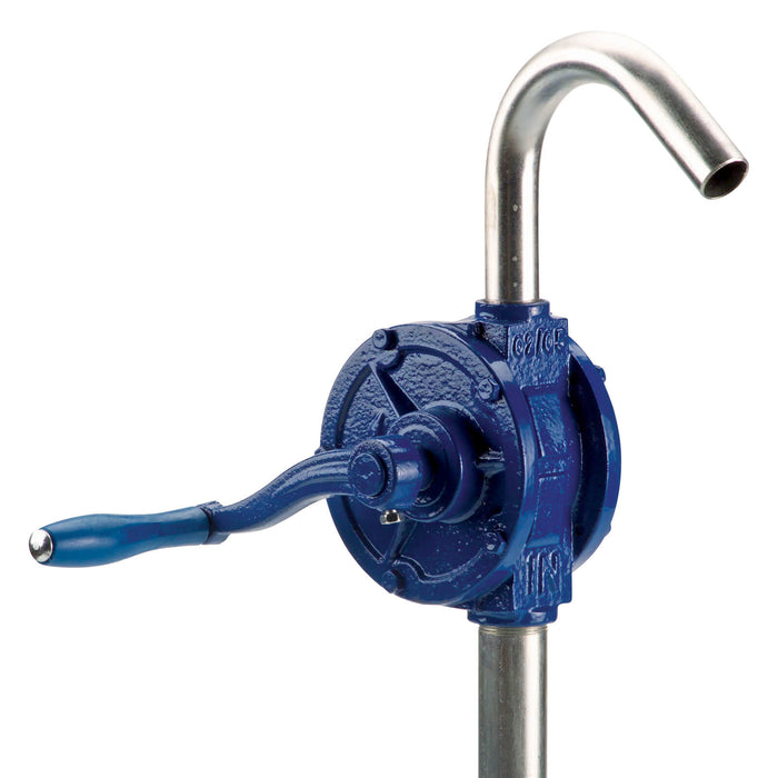 GPI RP-5 rotary action hand pump assembled front-left view