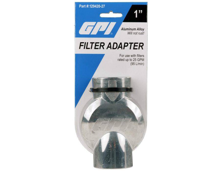 1-inch NPT, 18 GPM Filter Aluminum Adapter - Truck Part Superstore