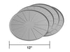 Weathertech 8A12CSTGR Round Coaster Set - Truck Part Superstore