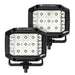 Go Rhino 750300323SCS Bright Series Lights - Pair of 4x3 Sideline Cube Spot Light Kit - Truck Part Superstore