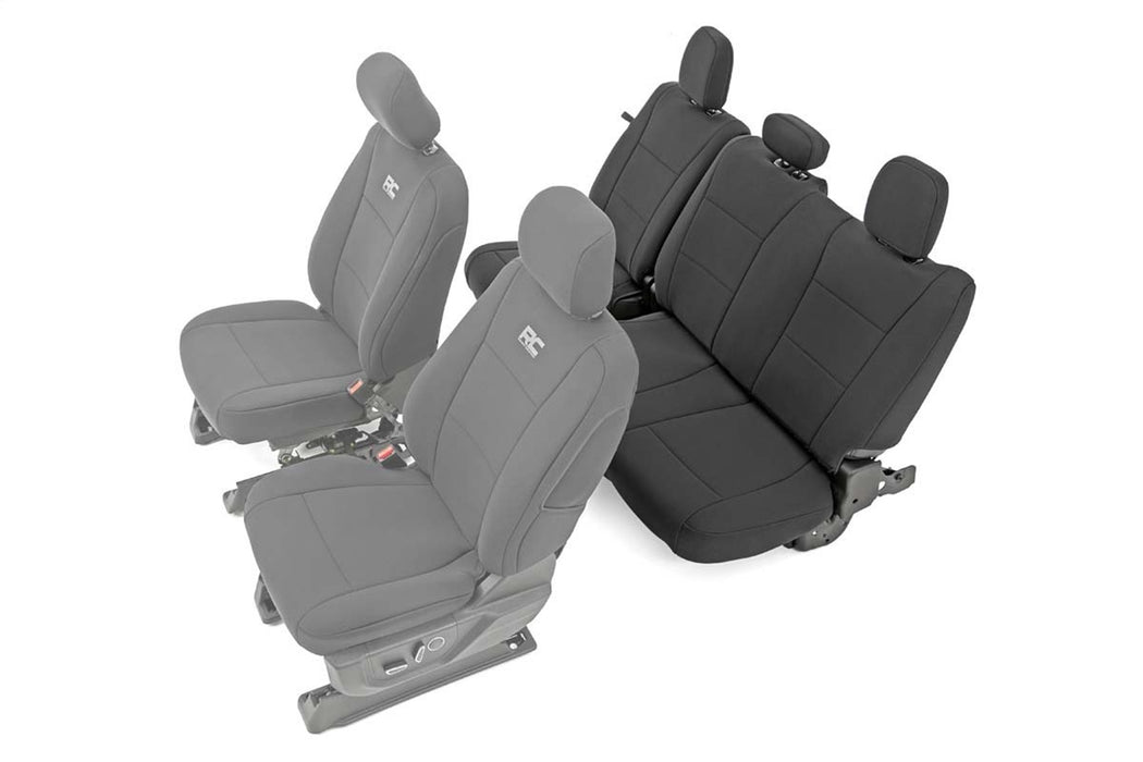 Rough Country 91017 Seat Covers Rear Bench Seat Ford F-150 (15-21)/Super Duty (17-23) Rough Country - Truck Part Superstore