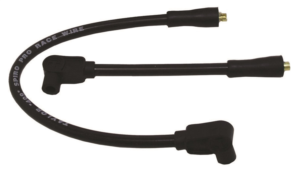 Taylor Cable 13030 409 Spiro-Pro Motorcycle Ignition Wire Set; Custom Fit; Black; 90 deg. Boots; - Truck Part Superstore