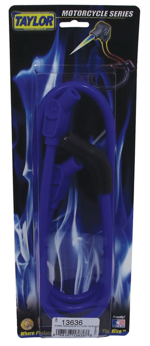Taylor Cable 13636 409 Pro Race Ignition Wire Set; Custom Fit; Blue; 135 deg. Boots; - Truck Part Superstore