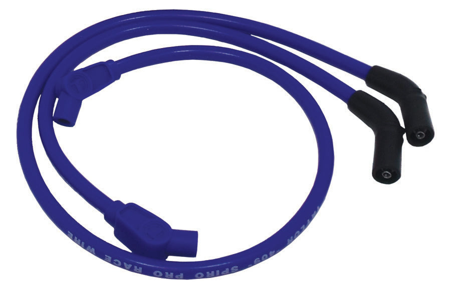 Taylor Cable 13637 409 Spiro-Pro Motorcycle Ignition Wire Set; Custom Fit; Blue; 135 deg. Boot; - Truck Part Superstore
