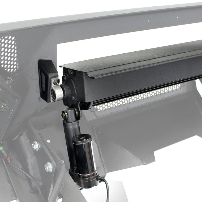 Go Rhino 341301T Low profile steel bumper with powered light mount protects front of vehicle - Truck Part Superstore