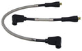 Taylor Cable 14030 8mm Full Metal Jacket Motorcycle Ignition Wire Set; Custom Fit; 90 deg. Boots; - Truck Part Superstore