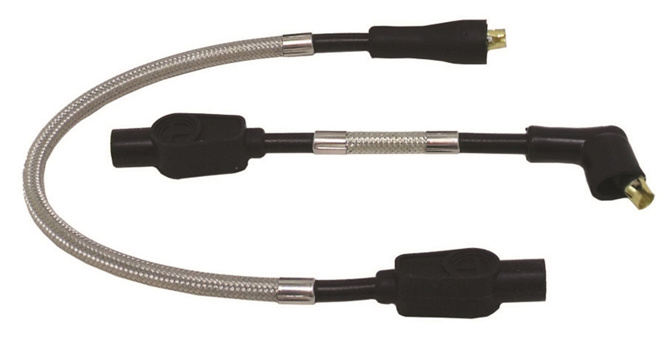 Taylor Cable 14032 8mm Full Metal Jacket Motorcycle Ignition Wire Set; Custom Fit; 180 deg. Boots; - Truck Part Superstore