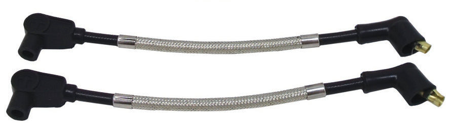 Taylor Cable 14035 8mm Full Metal Jacket Motorcycle Ignition Wire Set - Truck Part Superstore