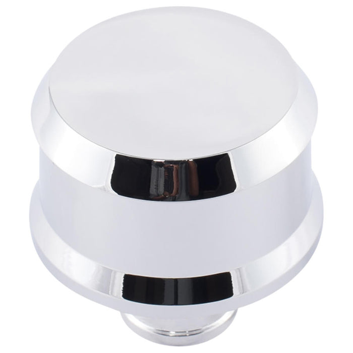 ProForm 141-851 Slant-Edge Aluminum Push-In Air Breather Cap Chrome Finish No Emblem Proform - Truck Part Superstore