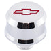 ProForm 141-853 Slant-Edge Aluminum Push-In Air Breather Cap Chrome Finish Recessed Red Bowtie Emblem Proform - Truck Part Superstore