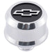 ProForm 141-857 Slant-Edge Aluminum Push-In Air Breather Cap Polished Finish Blackfield Bowtie Emblem Proform - Truck Part Superstore