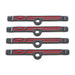 Chevrolet Performance Parts 141-885 Engine Valve Cover Holdown Clamps Shark Gray w/Bowtie Emblem SBC Gen 1 Set of 4 Proform - Truck Part Superstore