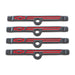 Chevrolet Performance Parts 141-885 Engine Valve Cover Holdown Clamps Shark Gray w/Bowtie Emblem SBC Gen 1 Set of 4 Proform - Truck Part Superstore