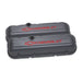 Proform 141-888 Engine Valve Covers; Stamped Steel; Tall; Shark Gray; w/ Bowtie Logo; BB Chevy - Truck Part Superstore