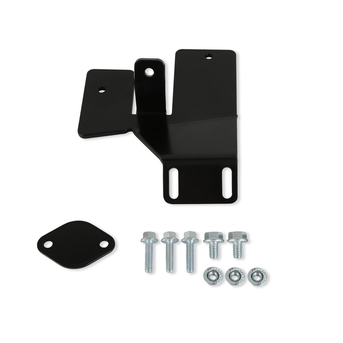 Holley 145-150 Drive by Wire Accelerator Pedal Bracket; Black Powdercoated; Steel; - Truck Part Superstore