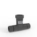 Replacement Threaded PVC Tee for FLOMEC AQUAsonic Series Flow Meters - Truck Part Superstore