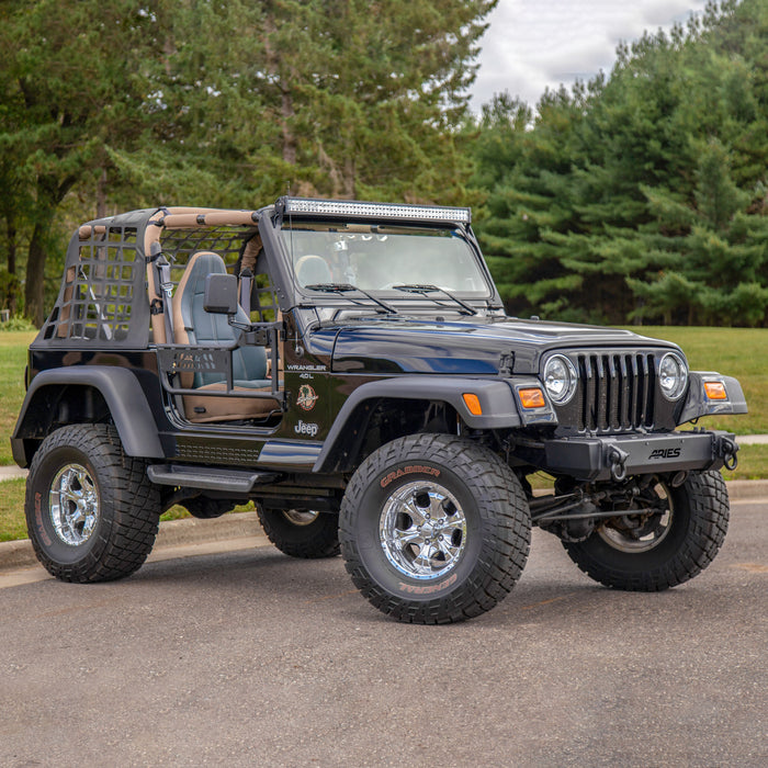 ARIES 1500100 Jeep Wrangler TJ Aluminum Tube Doors for Select Jeep Wrangler