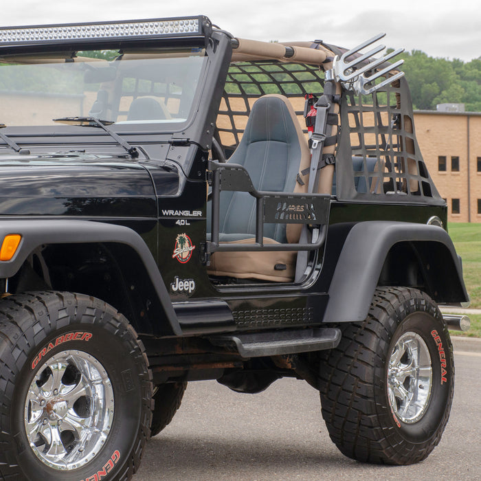 ARIES 1500100 Jeep Wrangler TJ Aluminum Tube Doors for Select Jeep Wrangler