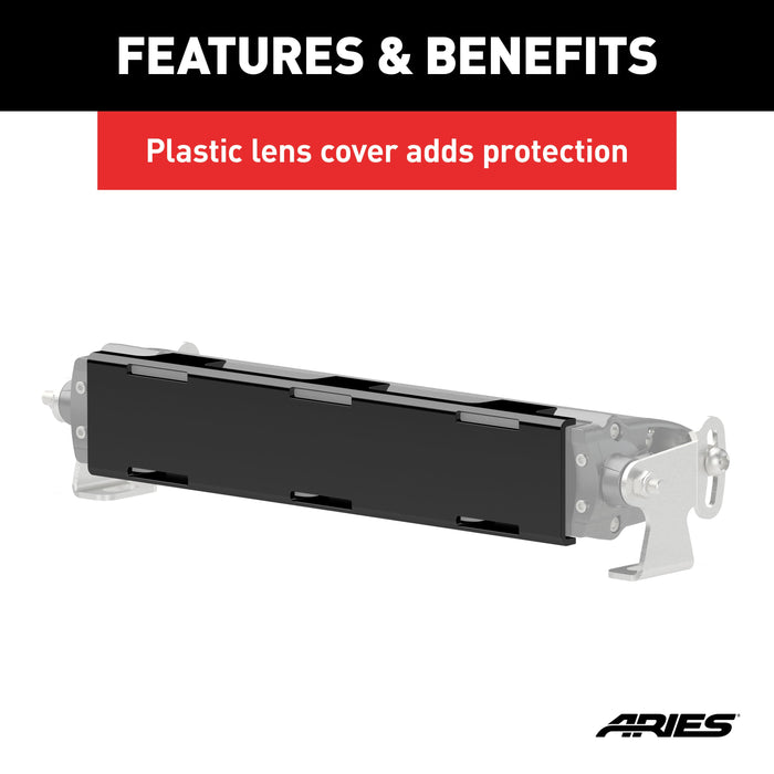 ARIES 1501261 LED Light Cover for 10" Single-Row Light Bars