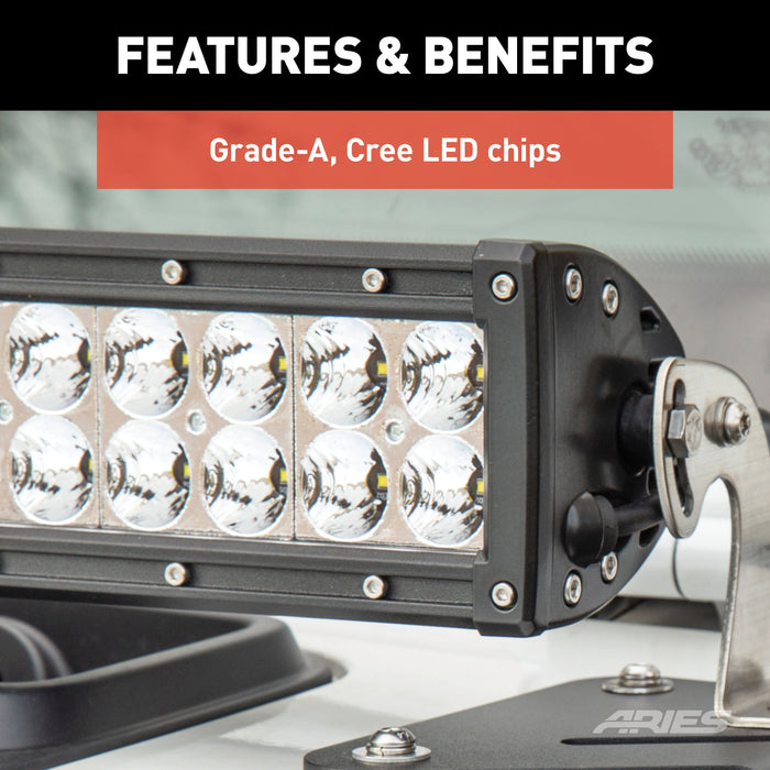ARIES 1501278 50" Double-Row LED Light Bar (24,000 Lumens)