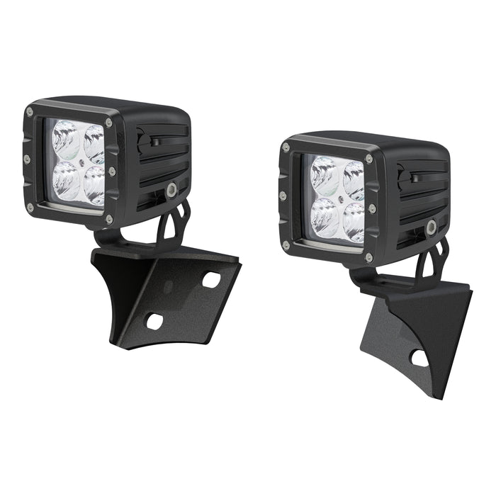 ARIES 1501304 Jeep JK Windshield Lights and Brackets for Select Jeep Wrangler