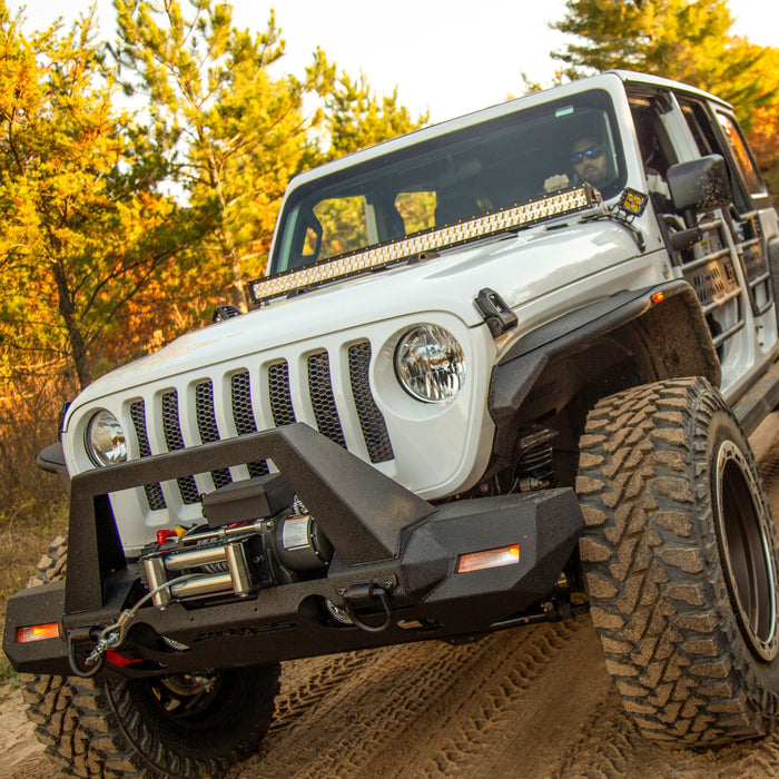 ARIES 1501305 Jeep Wrangler JL, Gladiator Windshield Lights and Brackets for Select Jeep Wrangler