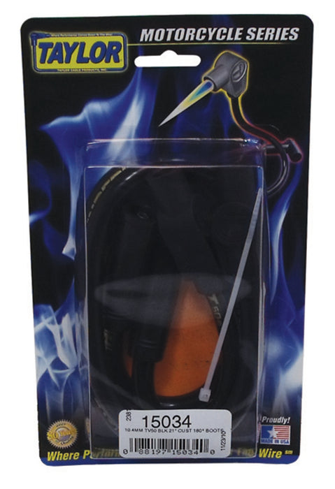 Taylor Cable 15034 10.4 TV50 blk 21in custom MC 180 - Truck Part Superstore