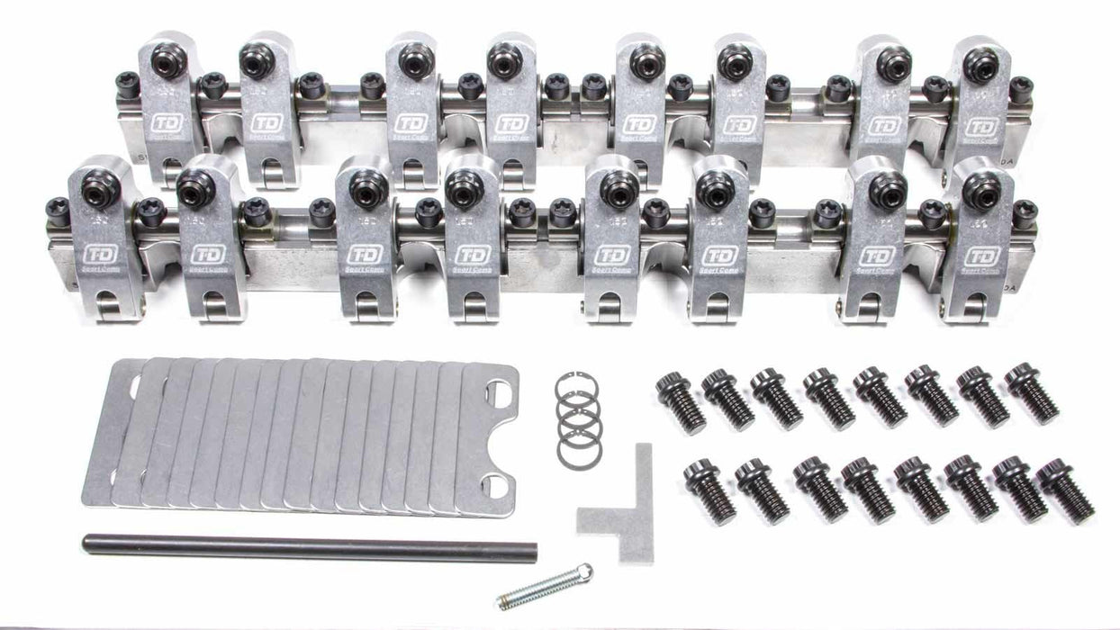 T AND D MACHINE 10000-150/150 SBC Sport Comp Shaft R/A Kit 1.50/1.50 Ratio