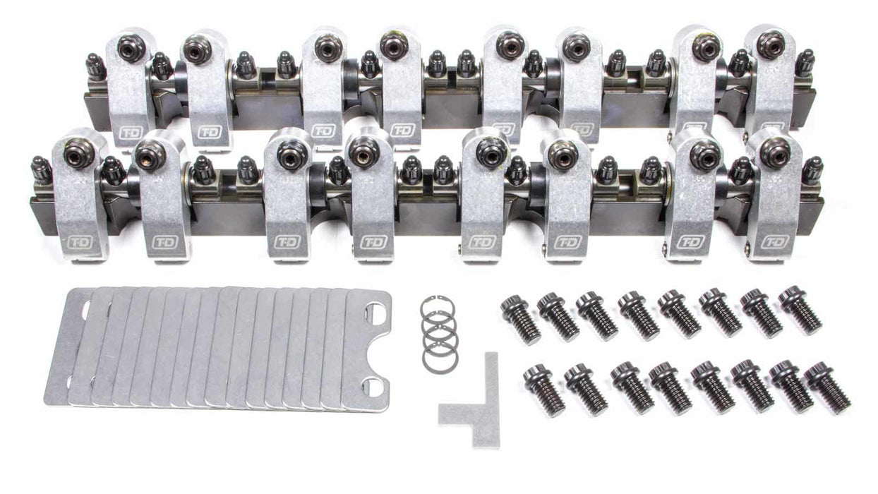 T AND D MACHINE 2150-160/150 SBC Shaft Rocker Arm Kit - 1.6/1.5 Ratio
