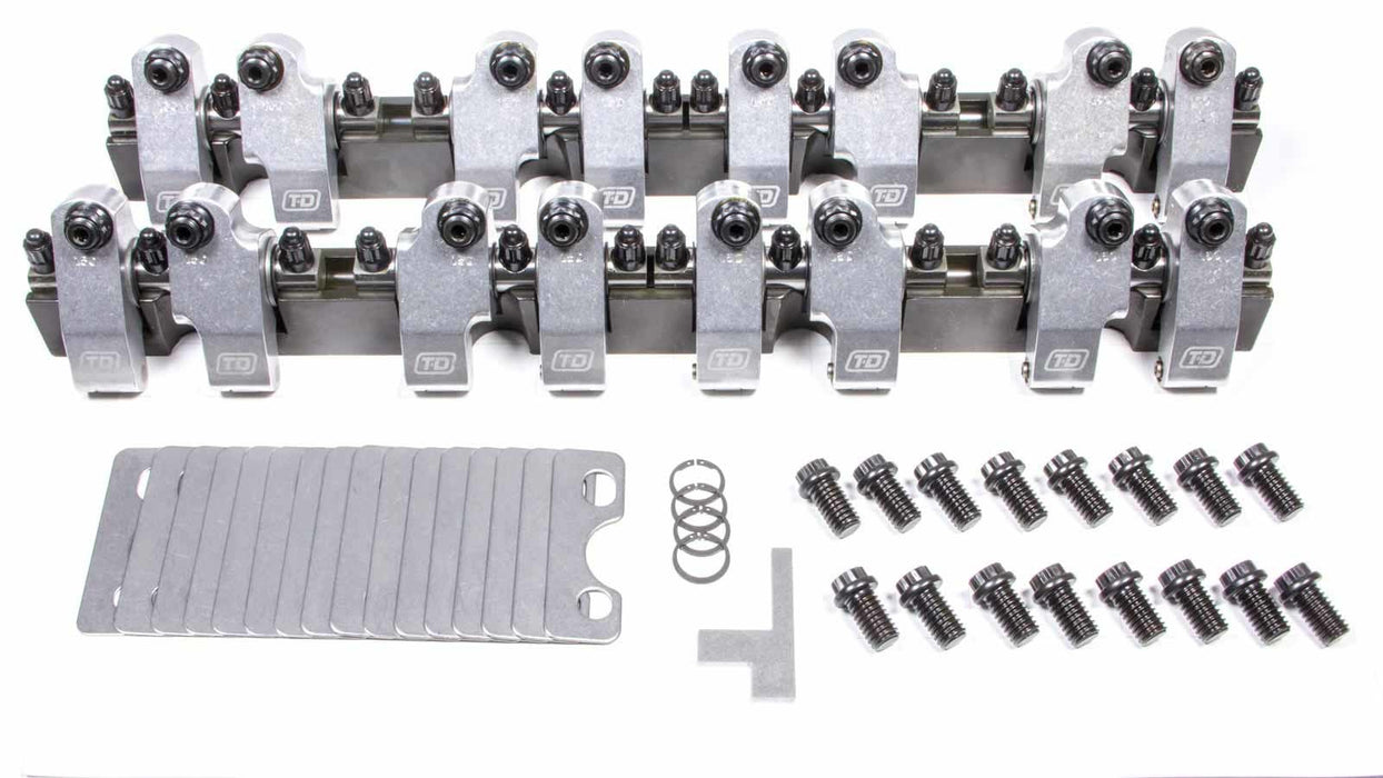T AND D MACHINE 2300-150/150 SBC Shaft Rocker Arm Kit - 1.5/1.5 Ratio