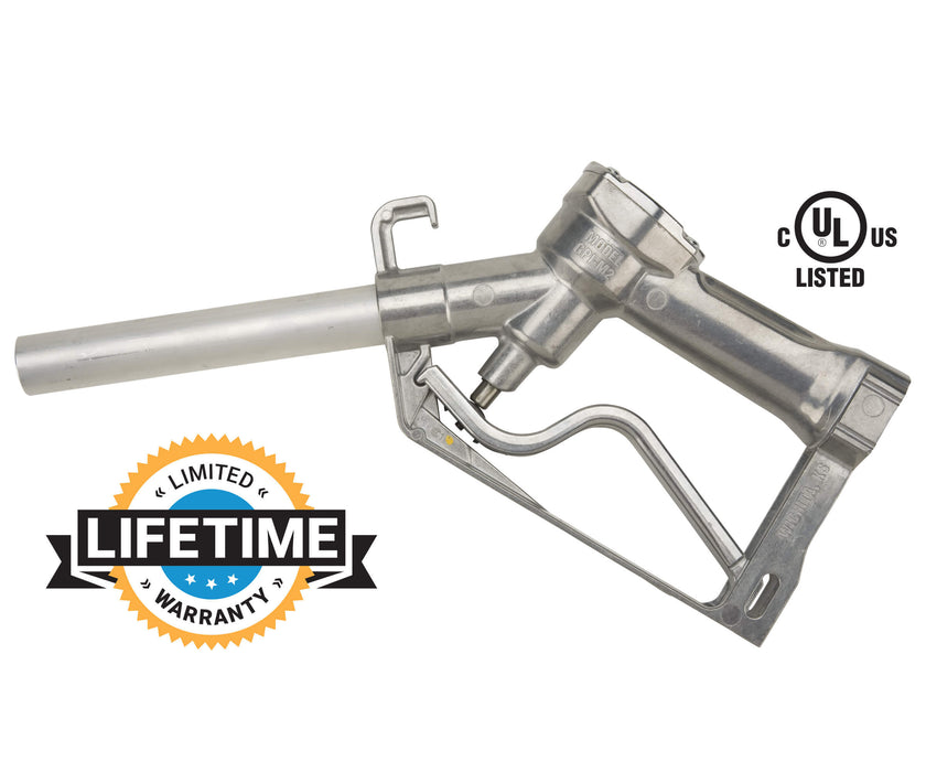 1-Inch NPT, UL<sup>&reg;</sup> Listed, Manual Shut-off, Diesel Fuel Nozzle - Truck Part Superstore