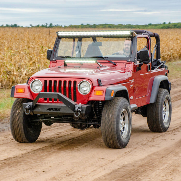 ARIES 15915 Jeep TJ Roof Light Mounting Brackets for Select Jeep Wrangler