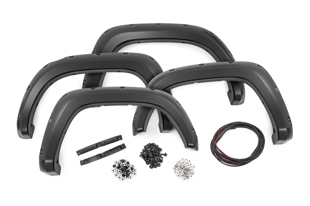 Rough Country F-T11621A Pocket Fender Flares - Toyota Tacoma 2WD/4WD (2016-2023) - Truck Part Superstore