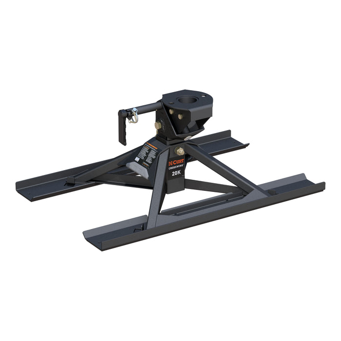 CURT 16051 CrossWing 20K 5th Wheel Hitch with Bed Protectors for 2-5/16" Gooseneck - Truck Part Superstore