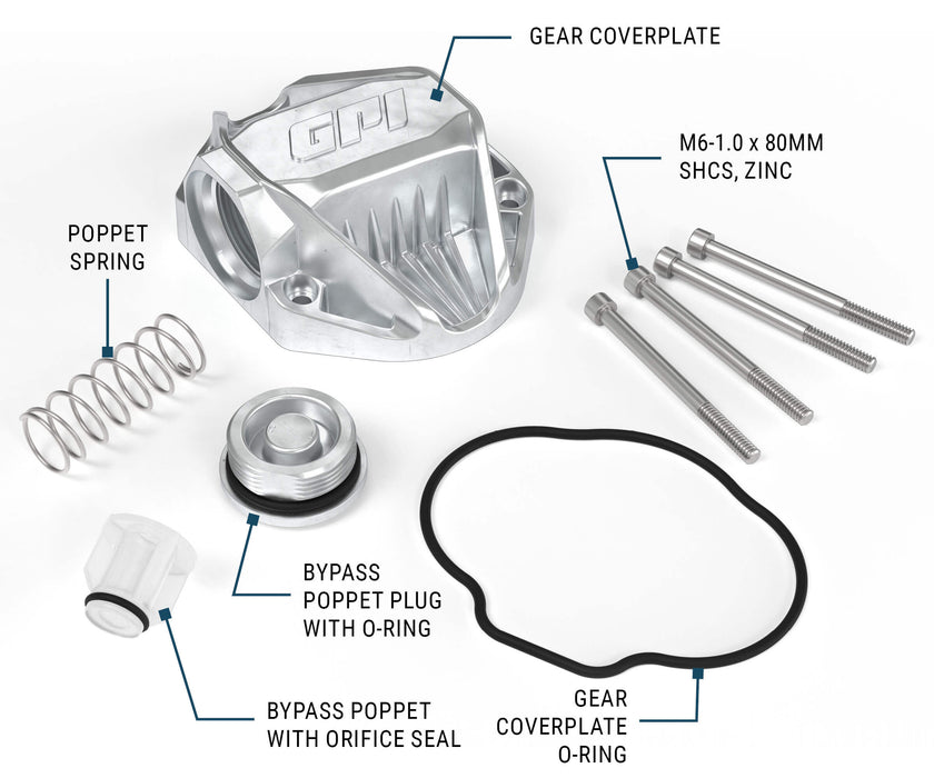 Gear Coverplate and Bypass Poppet Kit for G20 Fuel Transfer Pumps - Truck Part Superstore