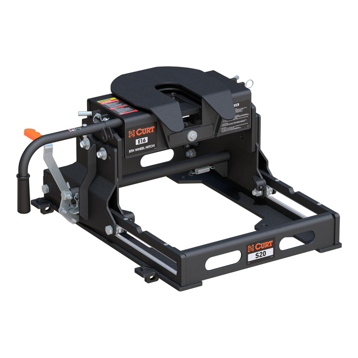 CURT 16511 CURT 16511 E16 5th Wheel Slider Hitch for Short Bed Trucks, 16,000 lbs - Truck Part Superstore