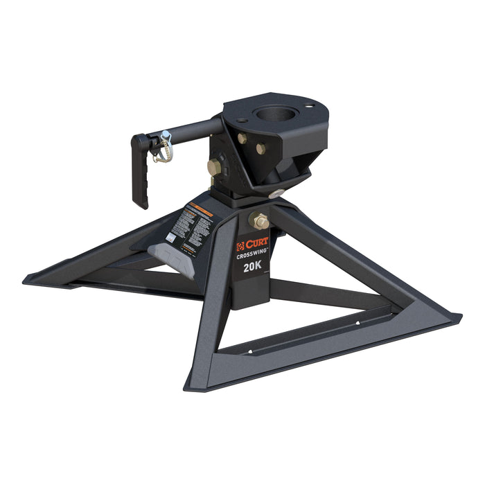 CURT 16602 CrossWing 20K Single-Point 5th Wheel Hitch for 2-5/16" Gooseneck - Truck Part Superstore