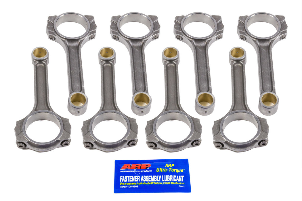 SCAT ENTERPRISES 2-ICR6000-2000-7/16 SBC 4340 Forged I-Beam Rods 6.000 w/ARP Bolts
