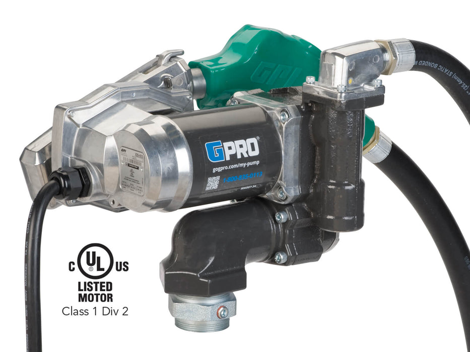GPRO V25 Extreme temperature model with automatic nozzle, power cord, hose, and cULus listed motor certifaction